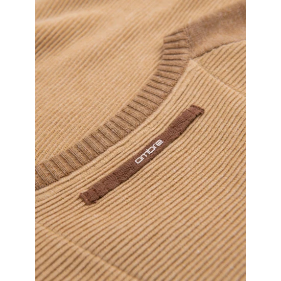 Vyriškas rudos spalvos megztinis Rox V4 OM-SWSW-0121