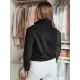 Juoda moteriška oversize bomber striukė Milina TY4791