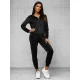 Moteriškas juodas veliūrinis komplektas Rosita JS/35C1610/3