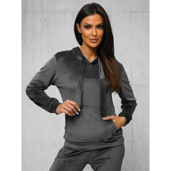 Moteriškas tamsiai pilkas veliūrinis komplektas Merlin JS/35C1612/5