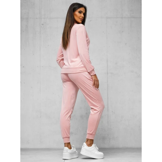 Moteriškas rožinis veliūrinis komplektas Rosita JS/35C1610/20