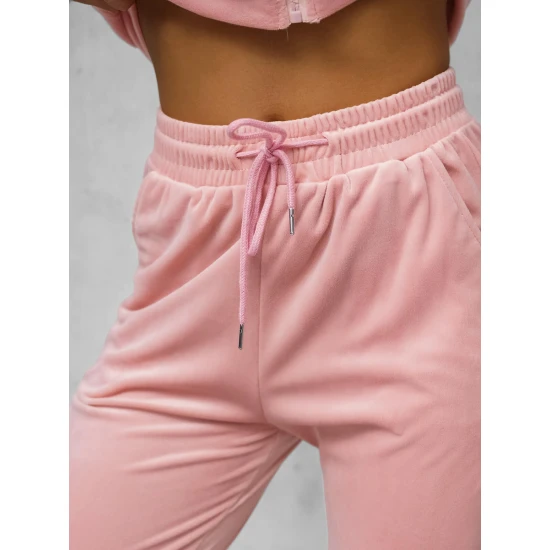 Moteriškas rožinis veliūrinis komplektas Rosita JS/35C1610/20