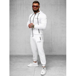 Vyriškas baltos spalvos  laisvalaikio kostiumas Matin
