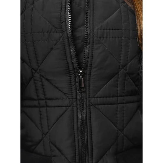 Moteriška juoda bomber stiliaus striukė Morin JS/16M9227/392