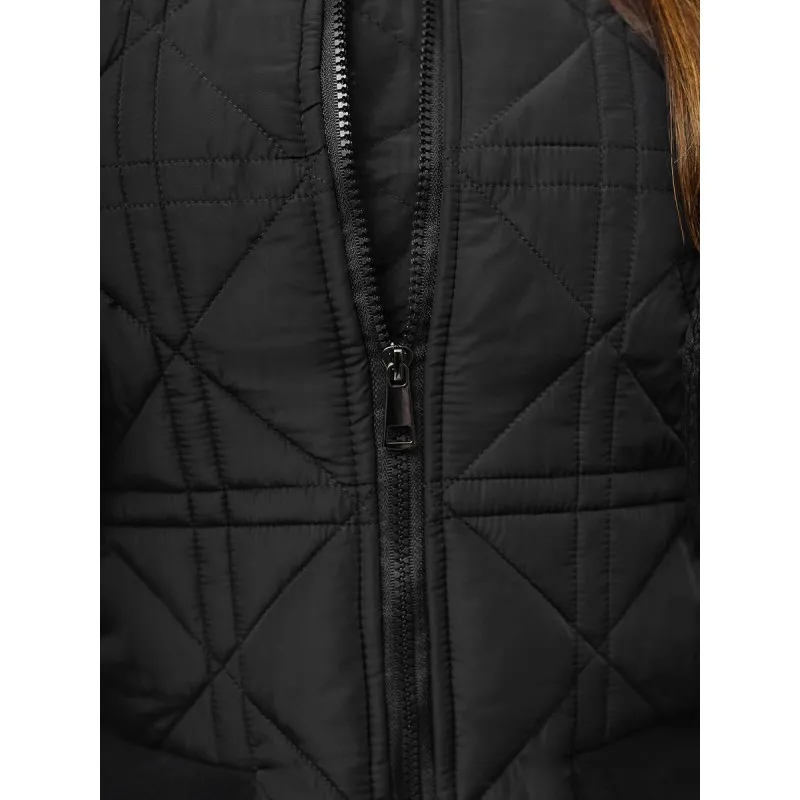 Moteriška juoda bomber stiliaus striukė Morin JS/16M9227/392