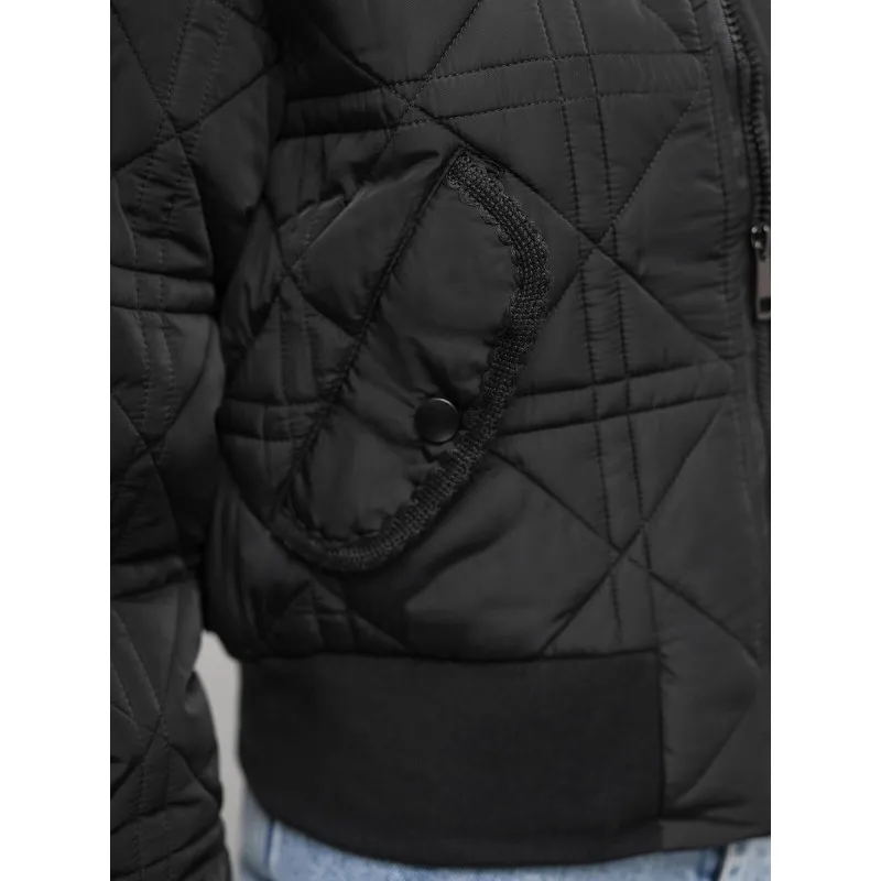 Moteriška juoda bomber stiliaus striukė Morin JS/16M9227/392