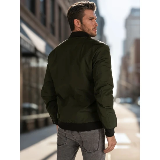 Vyriška chaki spalvos striukė Set TX5018