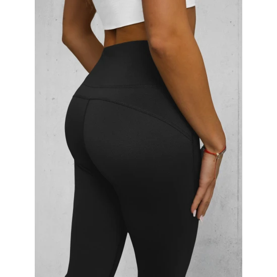 Moteriškos laisvalaikio juodos kelnės Alin JS/17K588/3