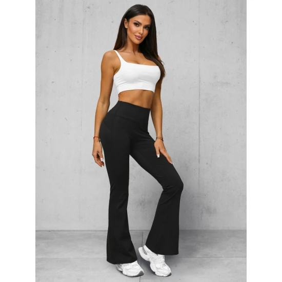 Moteriškos laisvalaikio juodos kelnės Alin JS/17K588/3