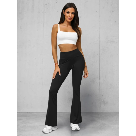 Moteriškos laisvalaikio juodos kelnės Alin JS/17K588/3