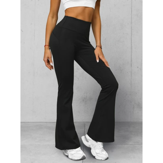 Moteriškos laisvalaikio juodos kelnės Alin JS/17K588/3