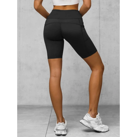 Moteriški biker stiliaus  juodi šortai Neli JS/XY24004S