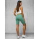 Moteriški biker stiliaus mėtinės spalvos šortai Neli JS/XY24004S