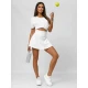 Moteriškas baltos spalvos sijonas- šortai Melani JS/17K590/1