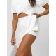 Moteriškas baltos spalvos sijonas- šortai Melani JS/17K590/1