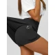 Moteriškas juodos spalvos sijonas- šortai Melani JS/17K590/3