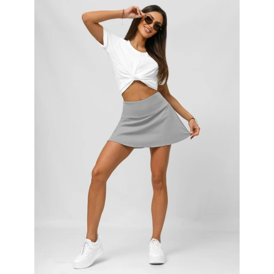 Moteriškas pilkos spalvos sijonas- šortai Active JS/17K568/5