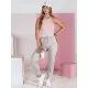Moteriškos laisvalaikio pilkos slim fit kelnės Sport UY2400