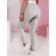 Moteriškos laisvalaikio pilkos slim fit kelnės Sport UY2400