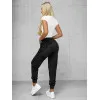 Damskie spodnie welurowe w kolorze czarnym Azil JS/92K527/3