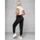 Moteriškos veliūrinės juodos spalvos kelnės Azil JS/92K527/3
