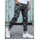 Vyriškos tamsiai pilkos kamufliažinės laisvalaikio kelnės Urban UX4441