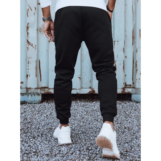 Vyriškos juodos laisvalaikio kelnės Army UX4429