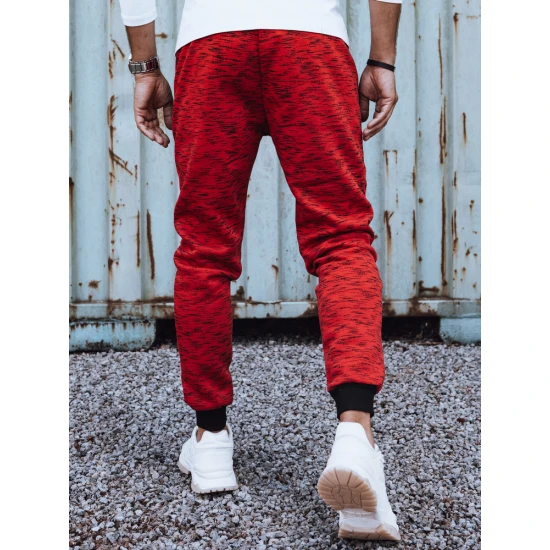 Vyriškos raudonos spalvos laisvalaikio kelnės Klorun Laisvalaikio kelnės