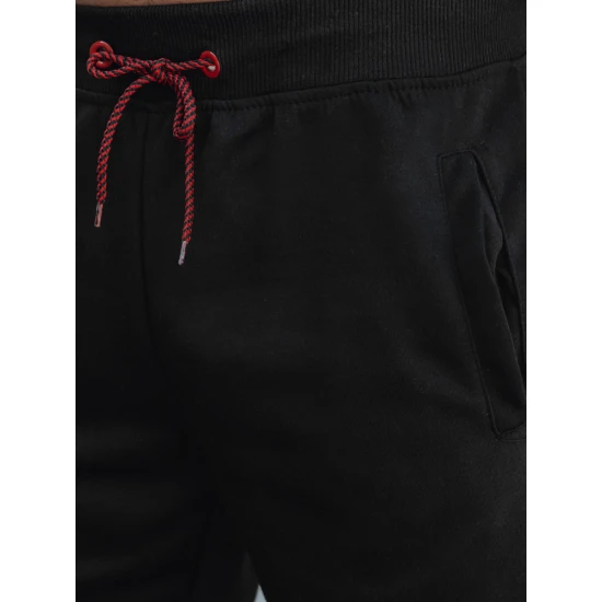 Vyriškos juodos laisvalaikio kelnės Edma UX4448