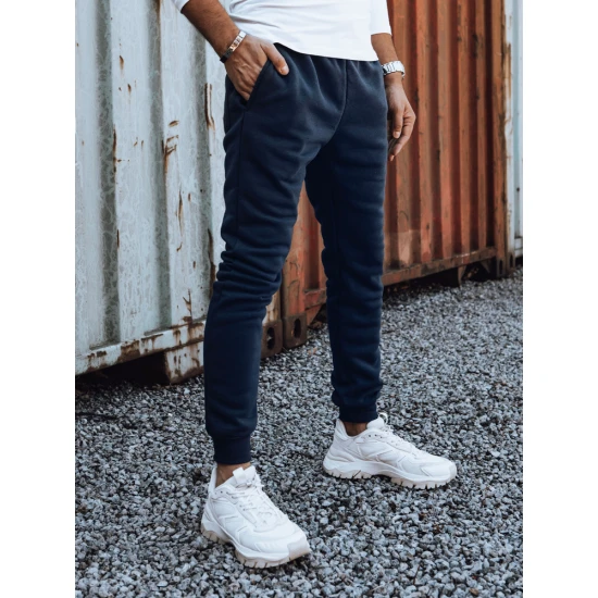 Vyriškos tamsiai mėlynos laisvalaikio kelnės Anti UX4432