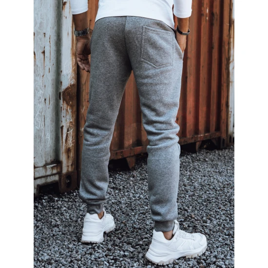 Vyriškos šviesiai pilkos laisvalaikio kelnės Anti