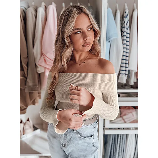 Brązowy sweter damski Show MY2428