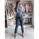 Niebieski sweter damski Show MY2427