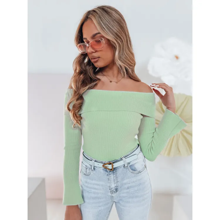 Women's green cardigan Show MY2430