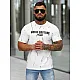 Vyriški baltos spalvos marškiniai Milan