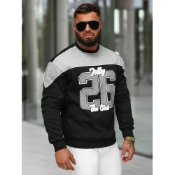 Vyriškas juodos spalvos džemperis Jolly
