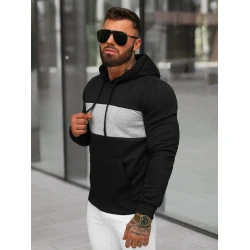 Vyriškas juodas džemperis Lorenzo