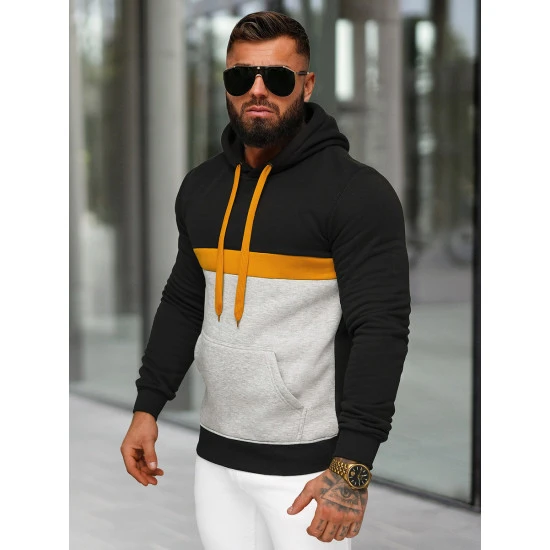 Vyriškas juodas džemperis Ovil JS/8B1319/3