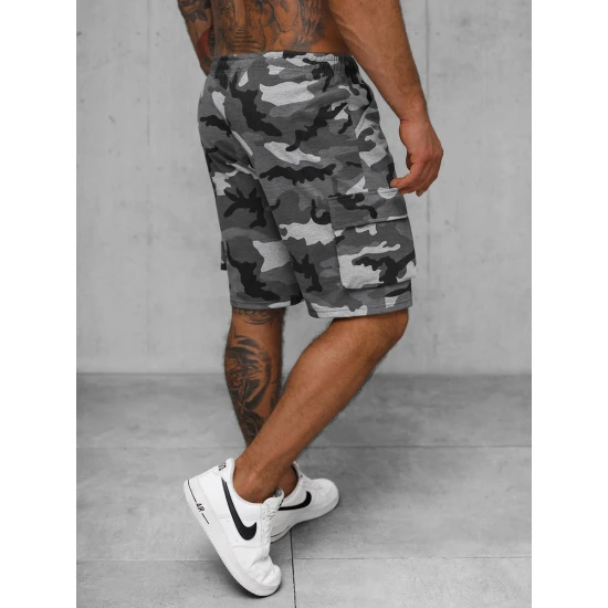 Vyriški pilki kamufliažiniai šortai  Army Šortai | Bridžai