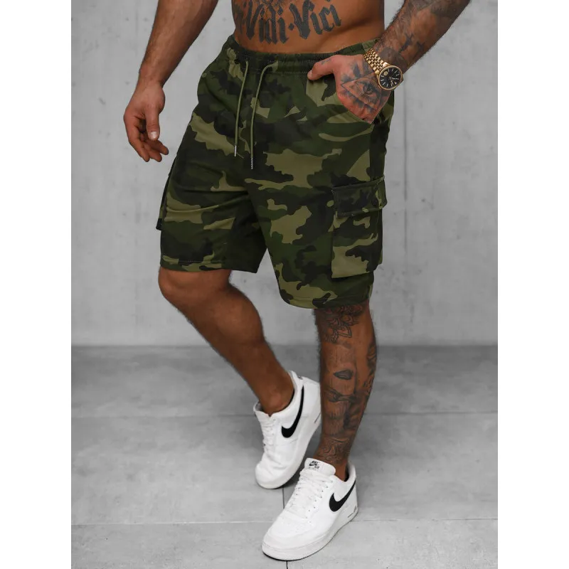 Vyriški žali kamufliažiniai šortai  Army JS/8K282/29