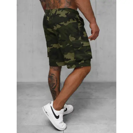 Vyriški žali kamufliažiniai šortai  Army JS/8K282/29
