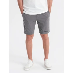 Vyriški pilkos spalvos šortai Sport
