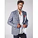 Men's checked jacket Danil MX0566