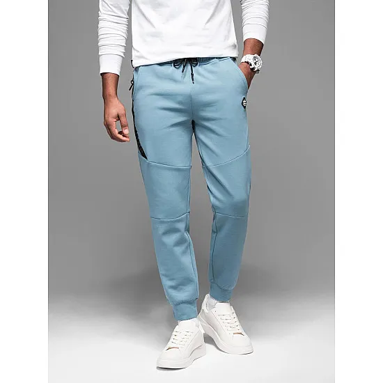 Men's light blue trousers Kerni V4 OM-PASK-0226