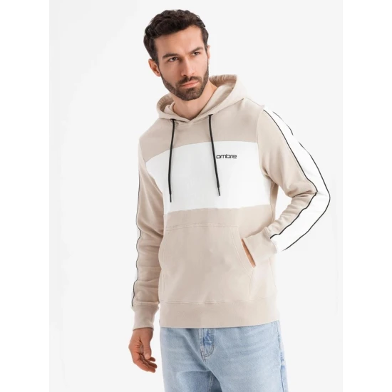 Vyriškas rusvos spalvos džemperis Edman V2 OM-SSNZ-0225