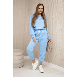 Moteriškas šviesiai mėlynas komplektas Vesta