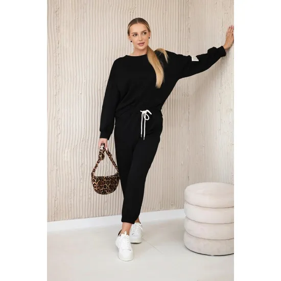 Women's black set Vesta 30128