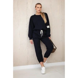 Moteriškas tamsiai mėlynas komplektas Vesta