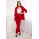 Elegantiškas moteriškas raudonos spalvos komplektas Silva Moteriški komplektai