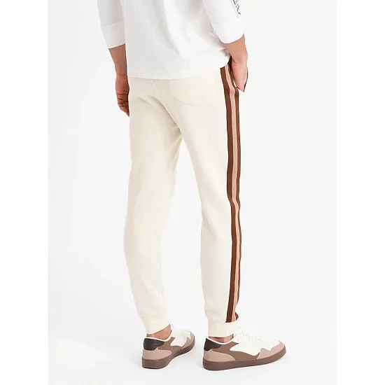 Men's casual trousers Olin in brown V3 OM-PASK-0258